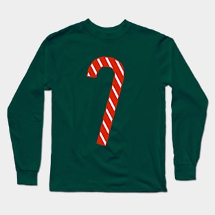 Red and White Candy Cane Digital Art | Christmas Special | illusima Long Sleeve T-Shirt